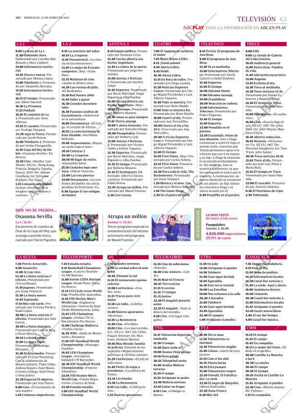 ABC MADRID 25-01-2023 página 63