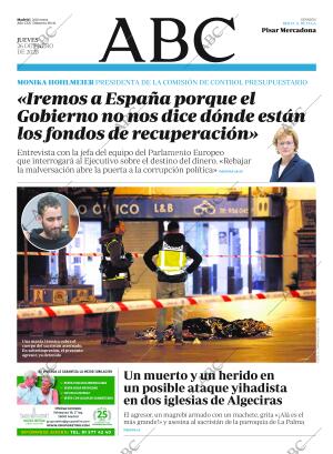 ABC MADRID 26-01-2023 página 1