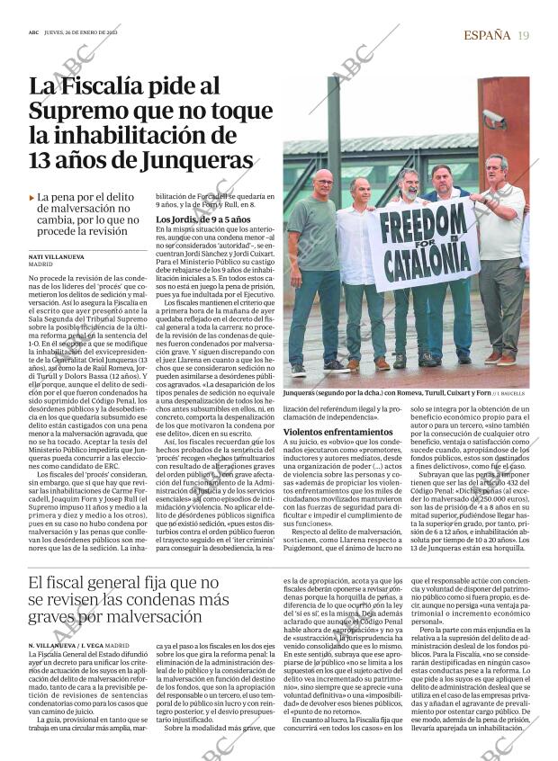 ABC MADRID 26-01-2023 página 19