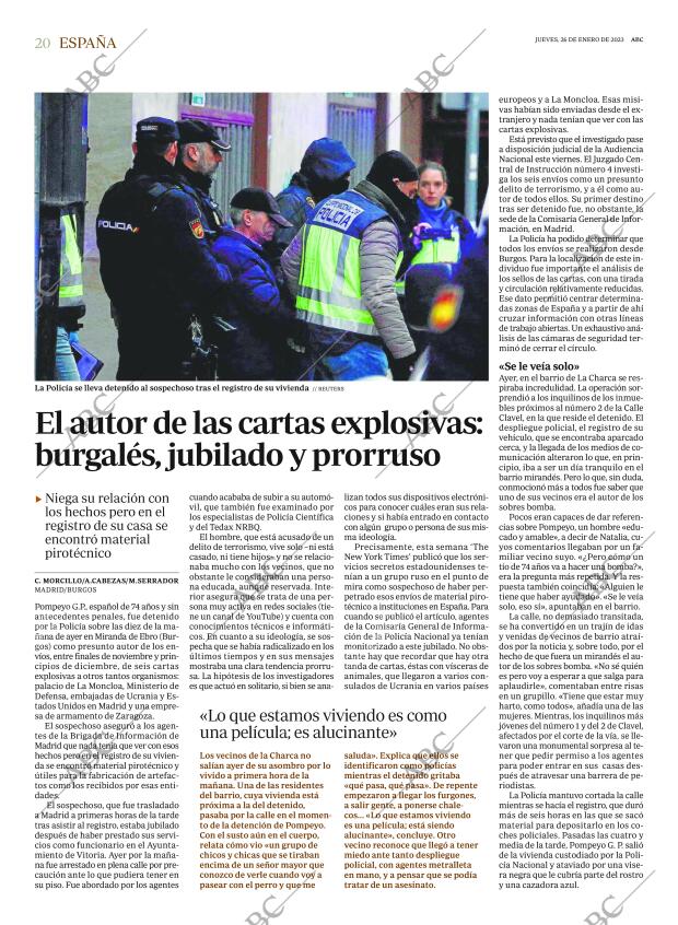 ABC MADRID 26-01-2023 página 20