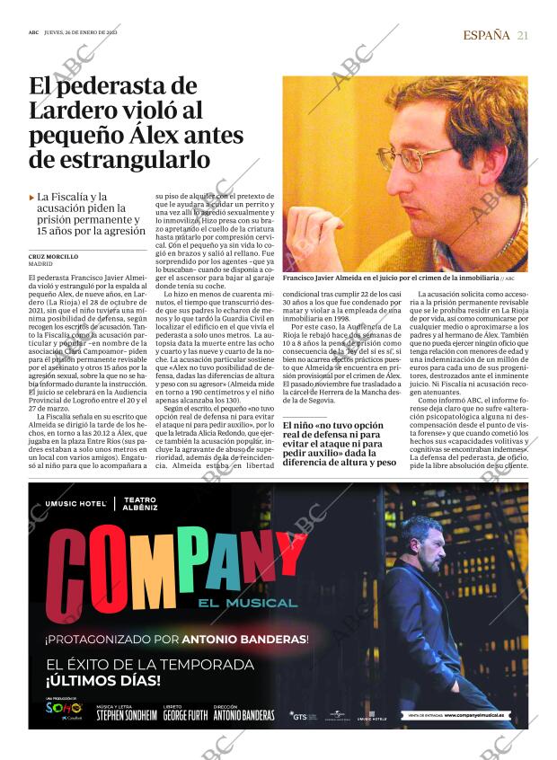 ABC MADRID 26-01-2023 página 21