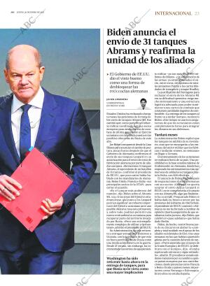 ABC MADRID 26-01-2023 página 23