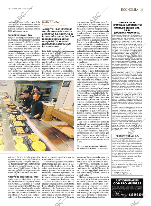 ABC MADRID 26-01-2023 página 31