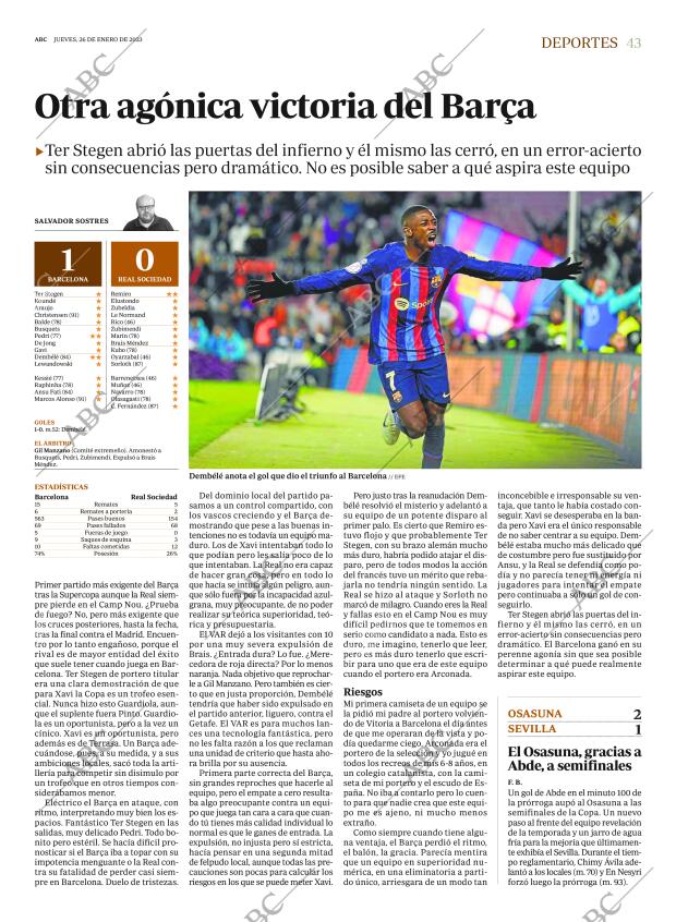 ABC MADRID 26-01-2023 página 43