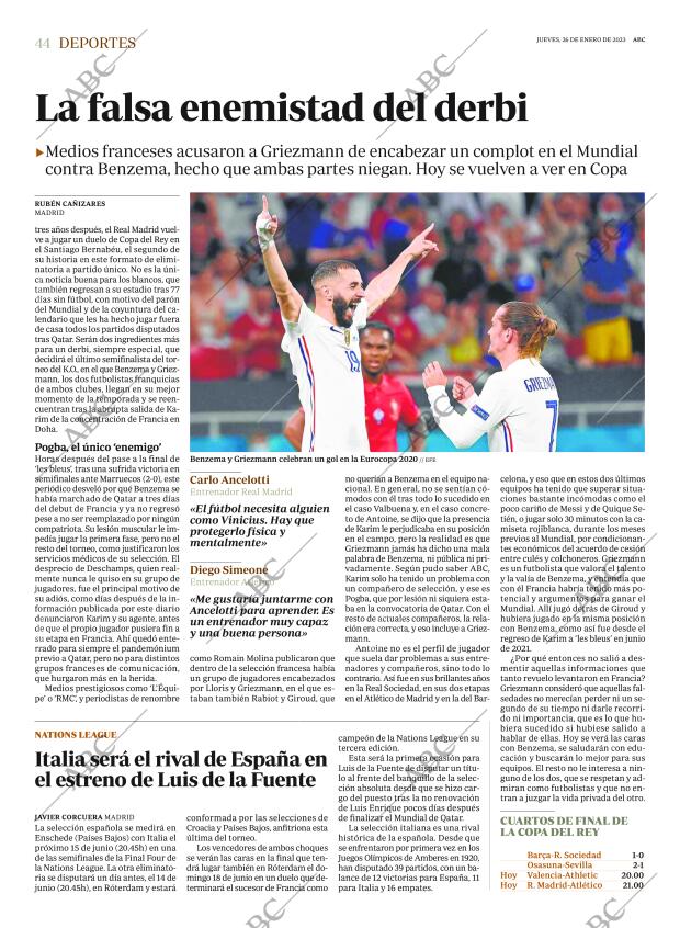 ABC MADRID 26-01-2023 página 44