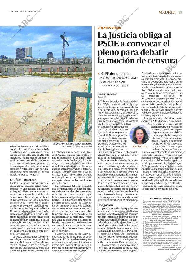 ABC MADRID 26-01-2023 página 49