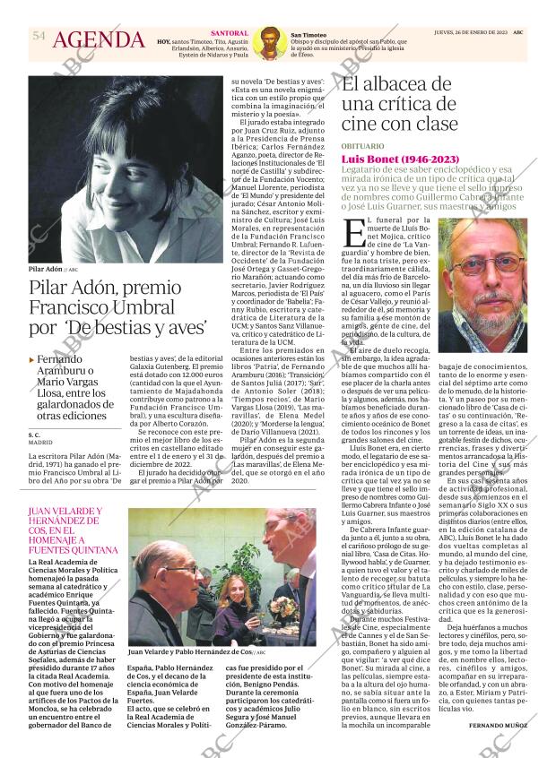 ABC MADRID 26-01-2023 página 54