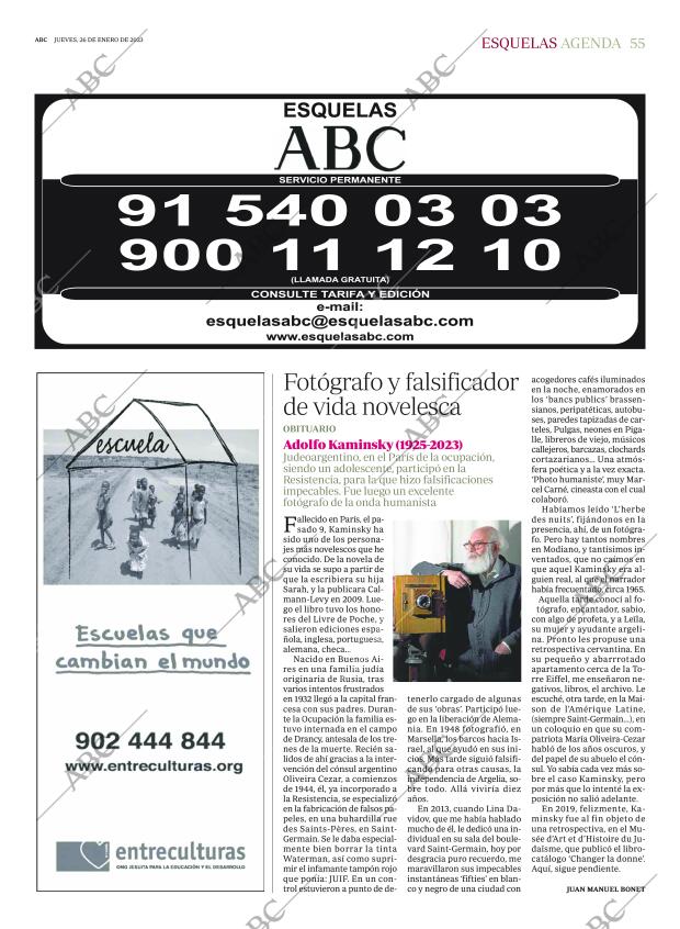 ABC MADRID 26-01-2023 página 55