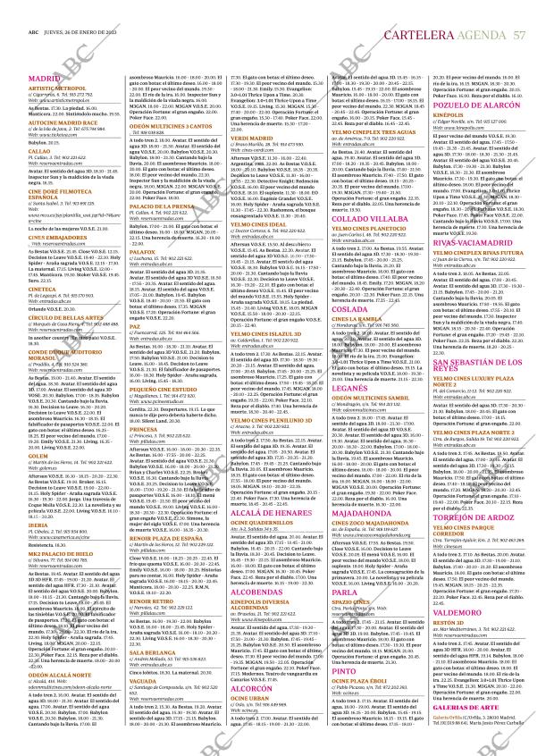 ABC MADRID 26-01-2023 página 57