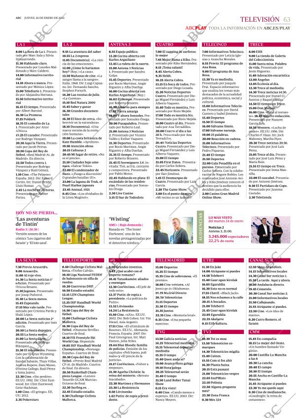 ABC MADRID 26-01-2023 página 63