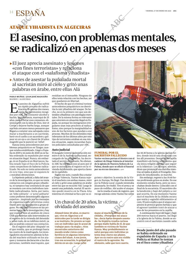 ABC MADRID 27-01-2023 página 14