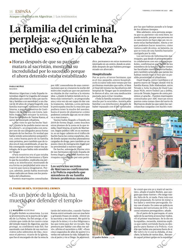 ABC MADRID 27-01-2023 página 16