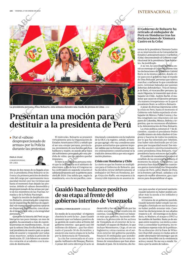 ABC MADRID 27-01-2023 página 27