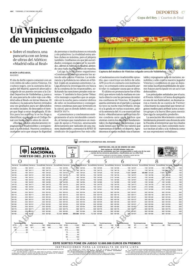 ABC MADRID 27-01-2023 página 47
