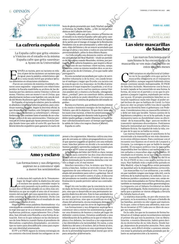 ABC MADRID 27-01-2023 página 6