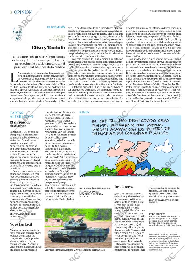 ABC MADRID 27-01-2023 página 8
