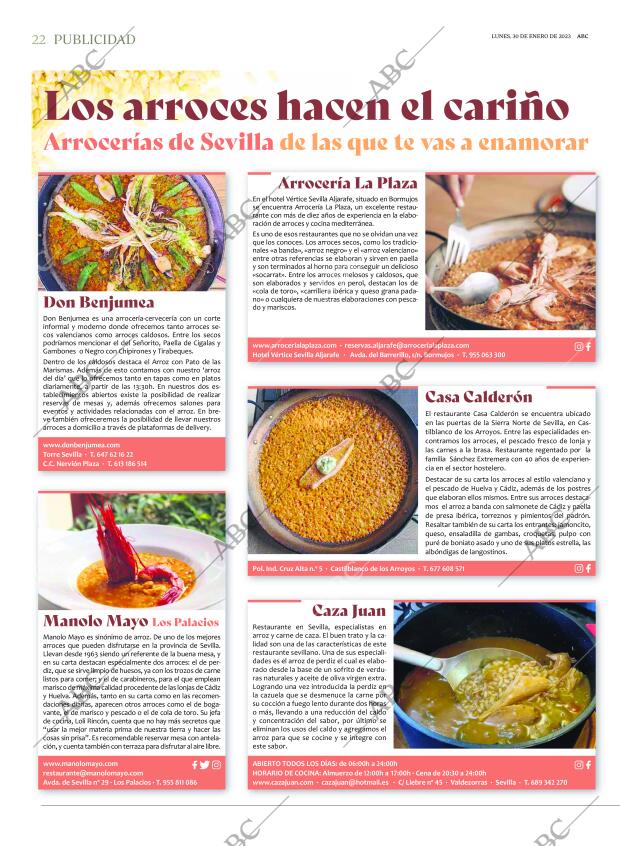 ABC SEVILLA 30-01-2023 página 22
