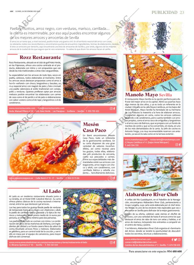 ABC SEVILLA 30-01-2023 página 23