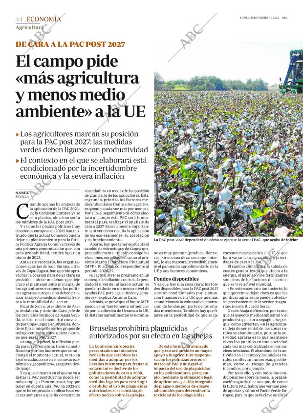 ABC SEVILLA 30-01-2023 página 44