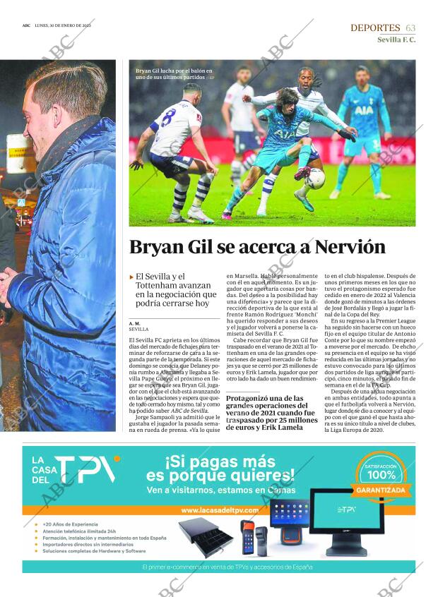 ABC SEVILLA 30-01-2023 página 63