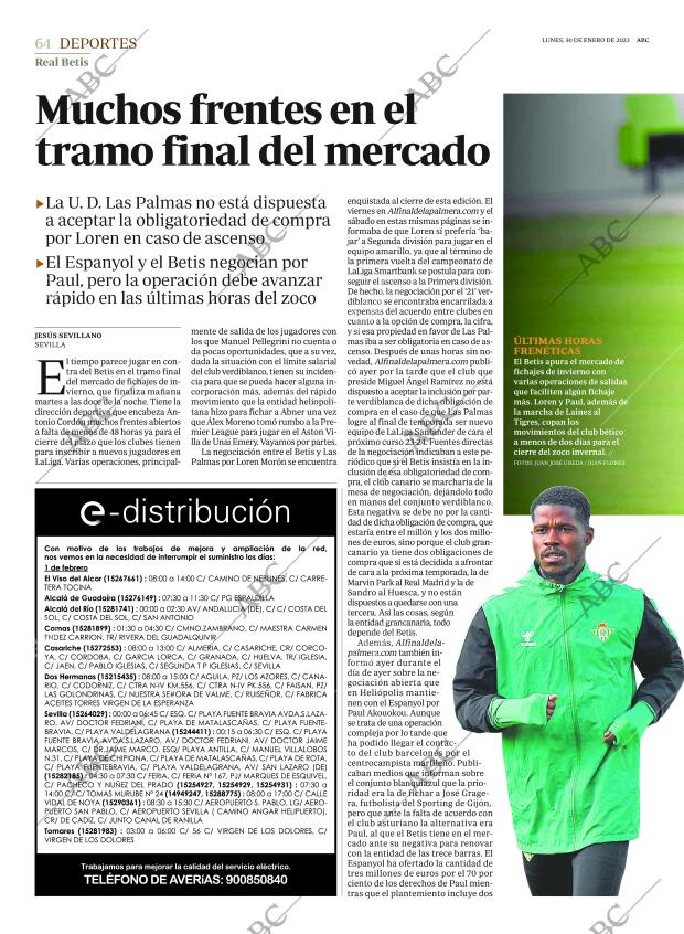 ABC SEVILLA 30-01-2023 página 64