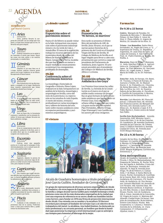ABC SEVILLA 31-01-2023 página 22