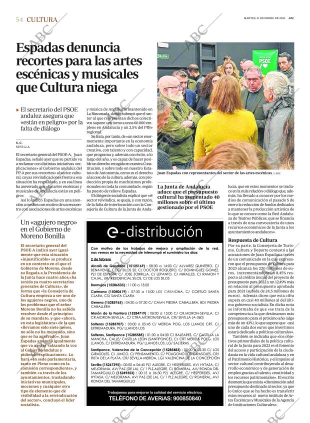 ABC SEVILLA 31-01-2023 página 54