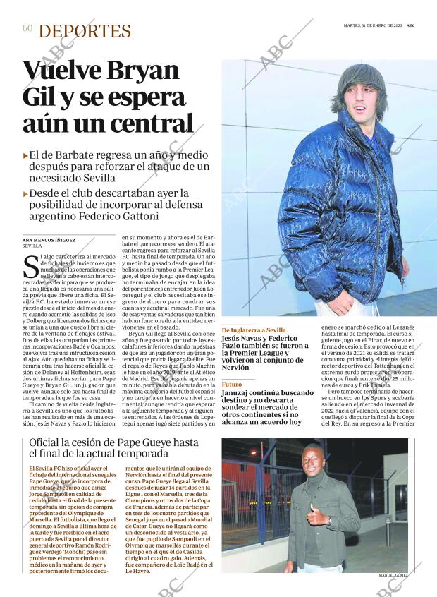 ABC SEVILLA 31-01-2023 página 60