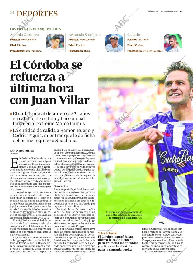 ABC CORDOBA 01-02-2023 página 54