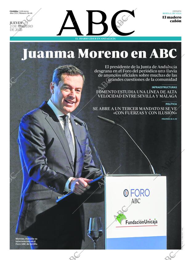 ABC CORDOBA 02-02-2023 página 1