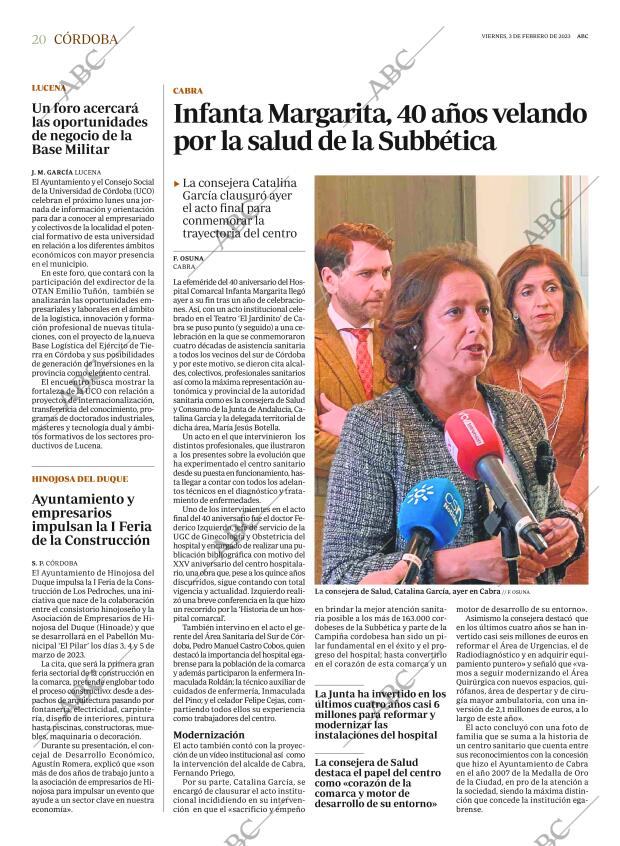 ABC CORDOBA 03-02-2023 página 20