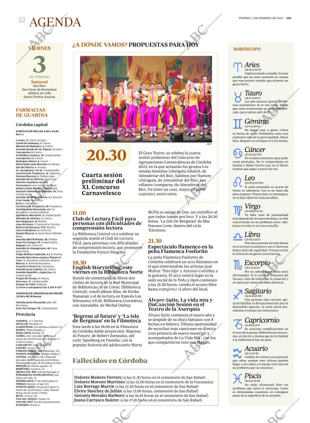 ABC CORDOBA 03-02-2023 página 22