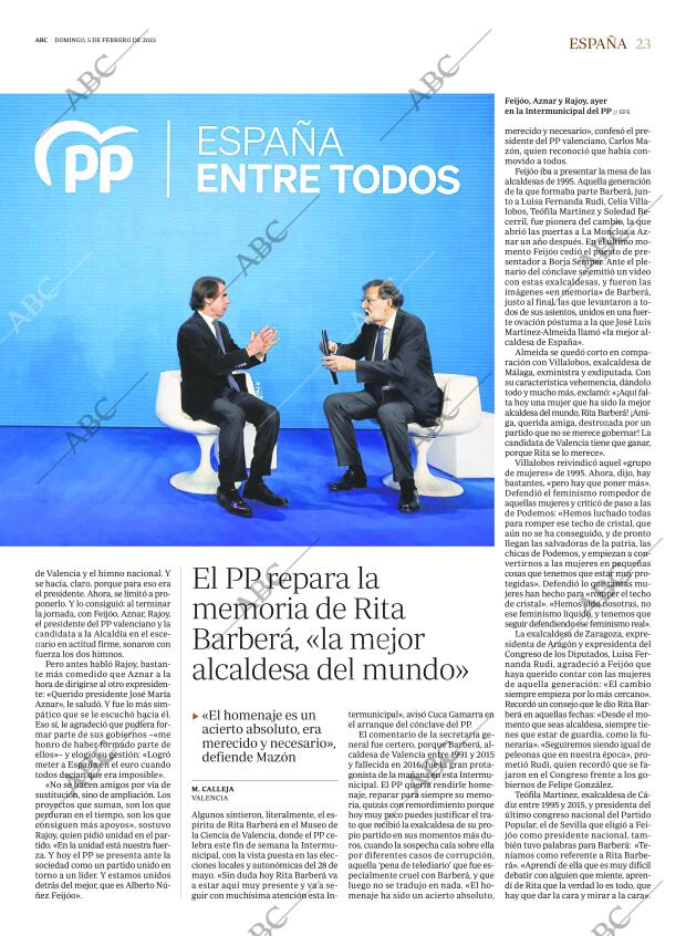 ABC MADRID 05-02-2023 página 23