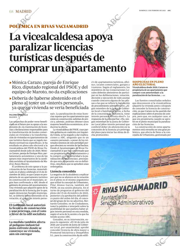 ABC MADRID 05-02-2023 página 68
