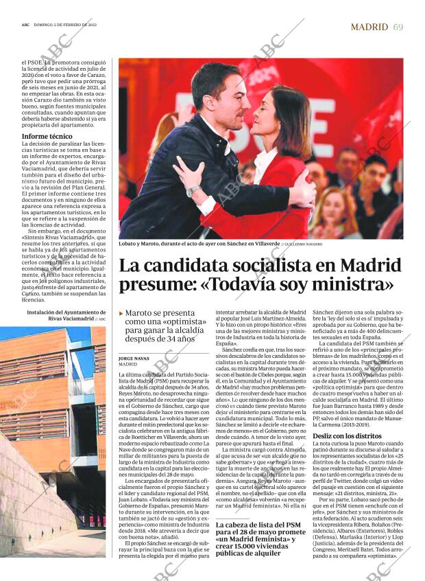 ABC MADRID 05-02-2023 página 69