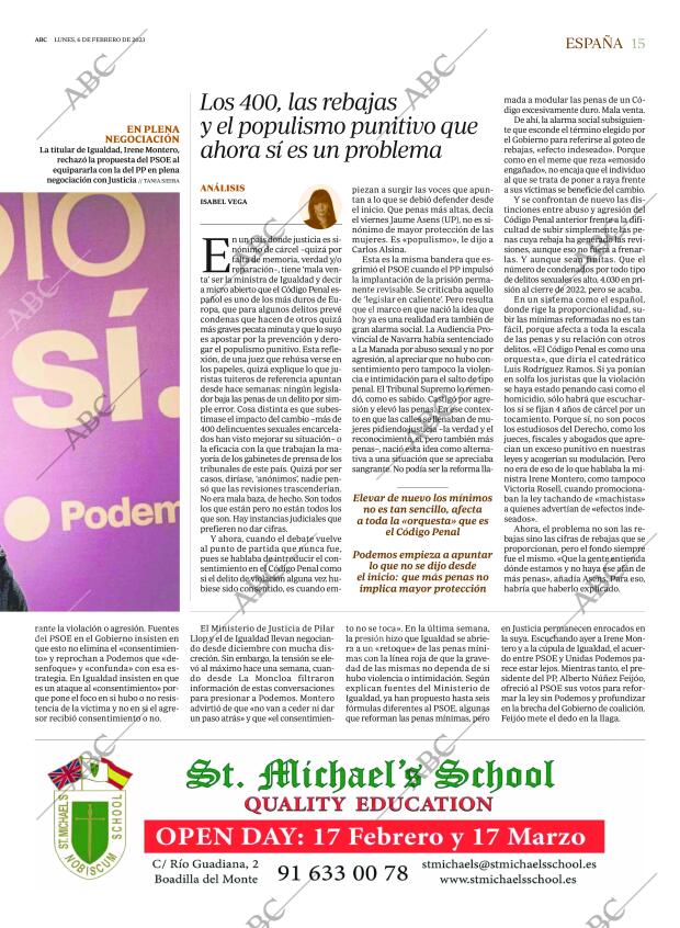 ABC MADRID 06-02-2023 página 15