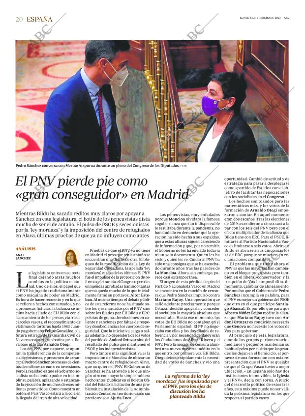 ABC MADRID 06-02-2023 página 20