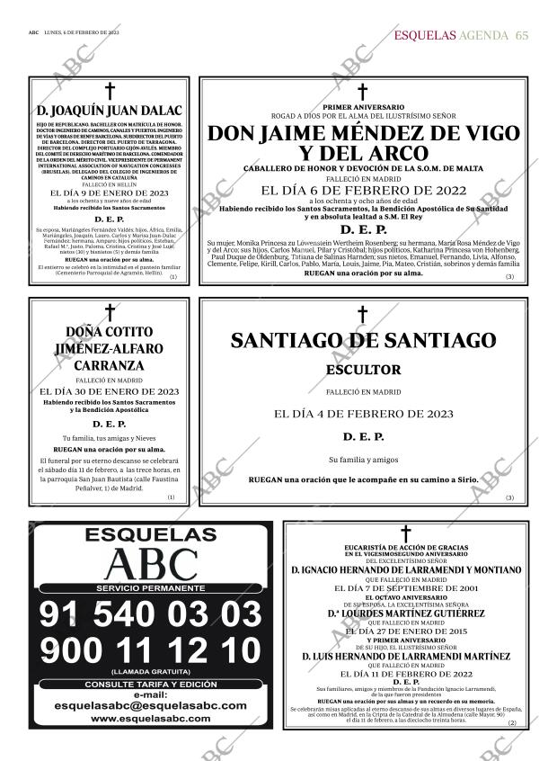 ABC MADRID 06-02-2023 página 65