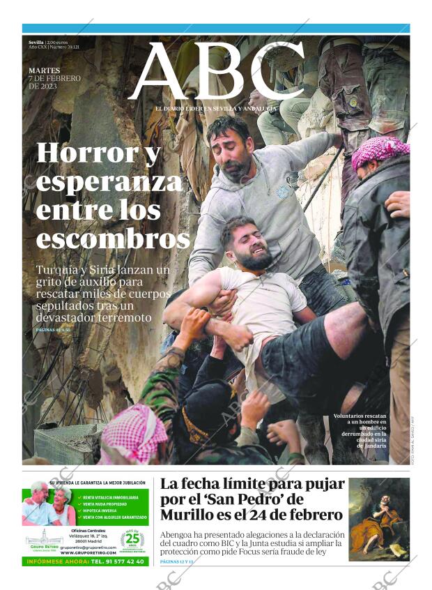 ABC SEVILLA 07-02-2023 página 1