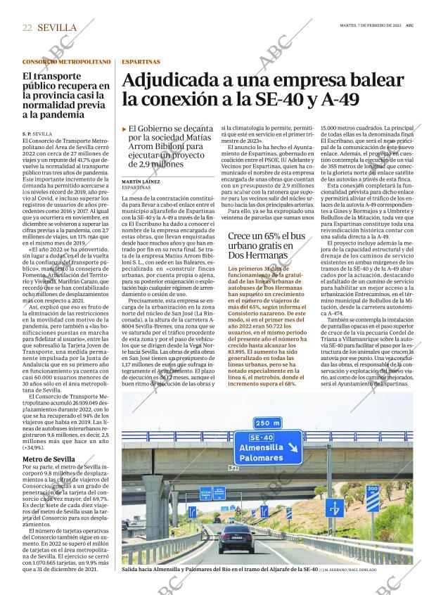 ABC SEVILLA 07-02-2023 página 22