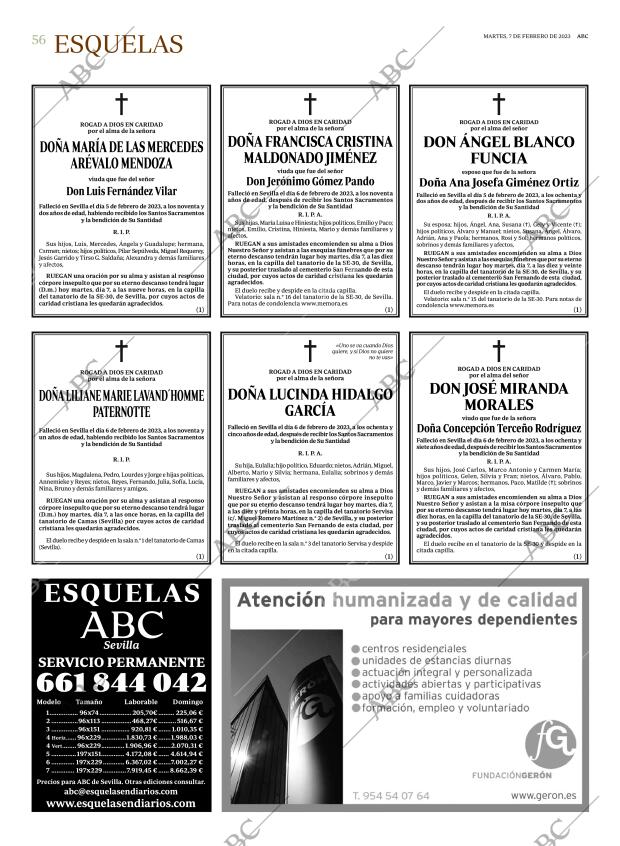 ABC SEVILLA 07-02-2023 página 56