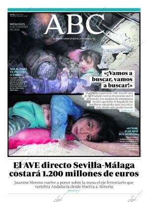 ABC SEVILLA 08-02-2023 página 1