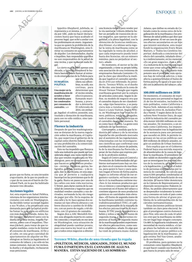 ABC MADRID 16-02-2023 página 13