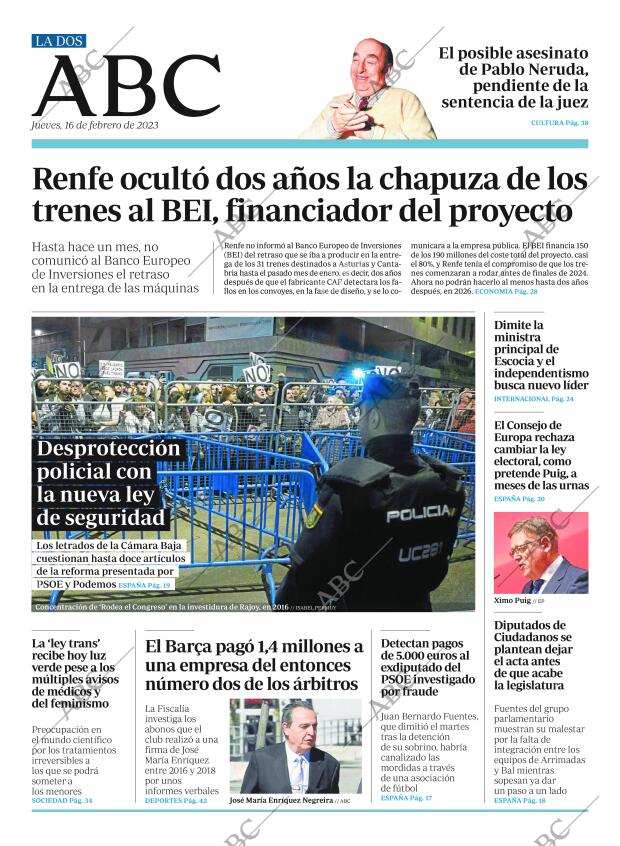 ABC MADRID 16-02-2023 página 2