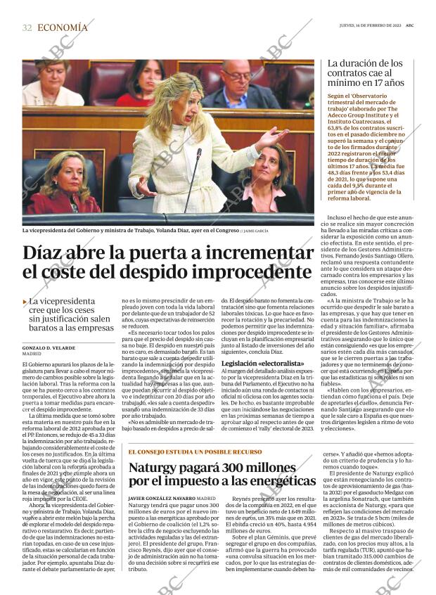 ABC MADRID 16-02-2023 página 32