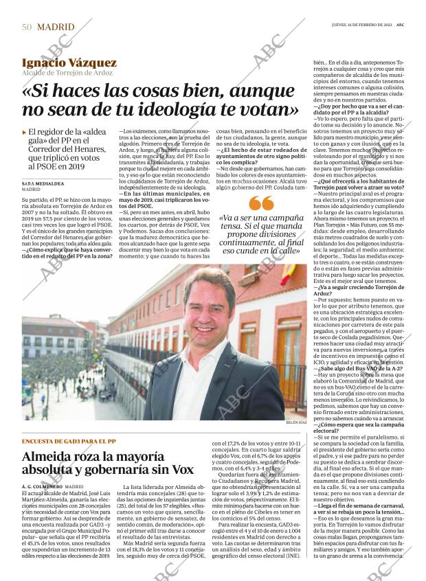 ABC MADRID 16-02-2023 página 50