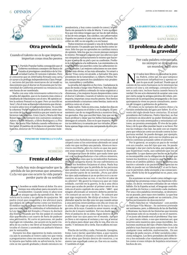 ABC MADRID 16-02-2023 página 6