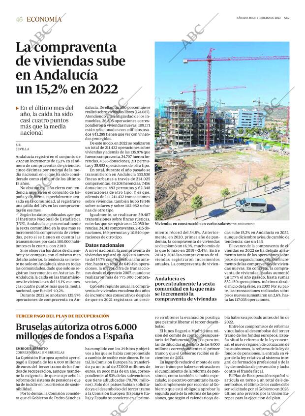 ABC SEVILLA 18-02-2023 página 46