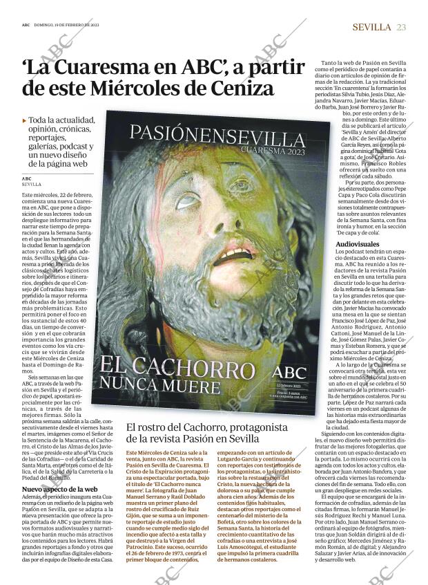 ABC SEVILLA 19-02-2023 página 23