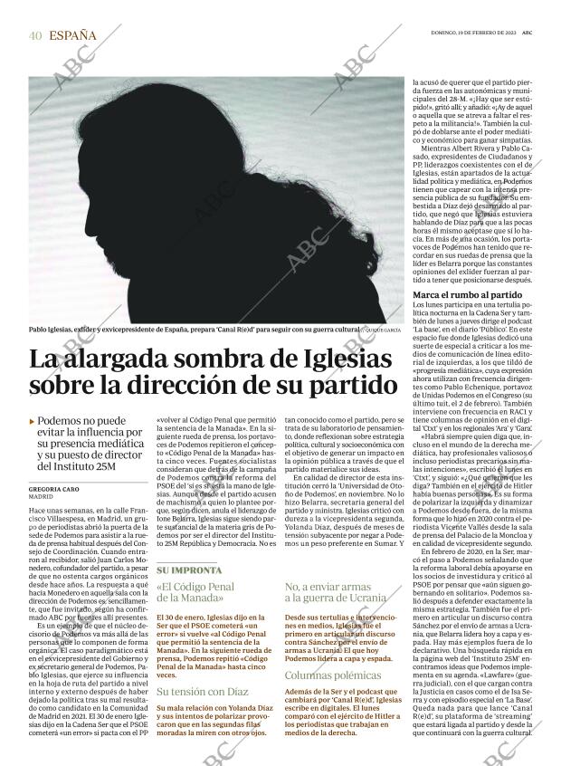 ABC SEVILLA 19-02-2023 página 40
